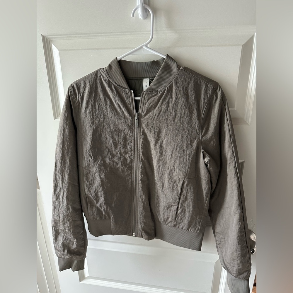 Lululemon Green Reversible Bomber Jacket